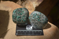 Polished Rare Emerald Mica In Matrix Standing Free Forms x 6 From Mutoko, Zimbabwe