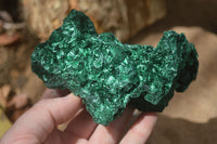 Natural Silky Malachite Specimens x 2 From Kasompe, Congo