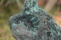 Natural Silky Malachite Specimens x 2 From Kasompe, Congo