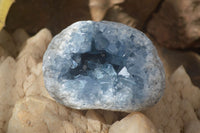 Natural Celestite Geode Specimen x 1 From Sakoany, Madagascar