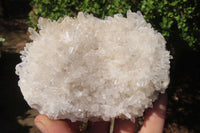 Natural Clear Quartz Crystal Clusters x 4 From Madagascar