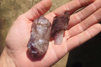 Natural Window Amethyst Crystals x 20 From Chiredzi, Zimbabwe