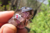 Natural Window Amethyst Crystals x 20 From Chiredzi, Zimbabwe