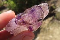 Natural Window Amethyst Crystals x 20 From Chiredzi, Zimbabwe