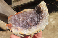 Natural Mixed Zululand Geodes x 3 from Jozini, South Africa