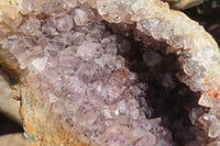 Natural Mixed Zululand Geodes x 3 from Jozini, South Africa