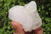 Natural White Quartz Crystal Clusters x 13 From Madagascar