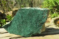 Natural Crystalline Malachite Specimens x 2 From Congo