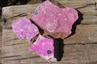 Natural Salrose Cobaltion Dolomite Specimens x 3 From Kakanda, Congo