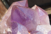 Natural Jacaranda Amethyst Clusters x 2 From Zambia