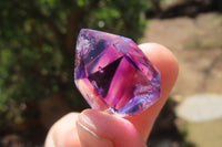 Polished Window Amethyst Crystals x 20 From Madagascar