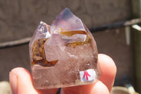 Polished Window Amethyst Crystals x 20 From Madagascar