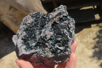 Natural Libethenite Crystals On Dolomite Matrix Specimen x 1 From Shituru, Congo