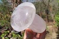 Polished Quartz Mushrooms x 3 From Madagascar