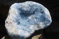 Natural Celestite Geode Specimen x 1 From Sakoany, Madagascar