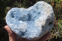 Natural Celestite Geode Specimen x 1 From Sakoany, Madagascar