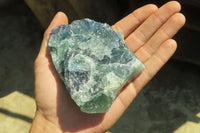 Natural Watermelon Fluorite Cobbed Specimens x 6 From Uis, Namibia