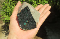 Natural Libethenite Crystals On Dolomite Matrix Specimens x 4 From Shituru, Congo