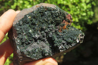 Natural Libethenite Crystals On Dolomite Matrix Specimens x 4 From Shituru, Congo