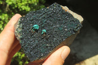 Natural Libethenite Crystals On Dolomite Matrix Specimens x 4 From Shituru, Congo