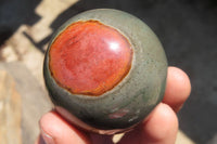 Polished Polychrome Jasper Spheres x 6 From Madagascar