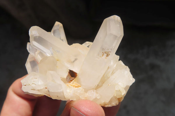 Natural Mixed Quartz Clusters x 24 From Madagascar