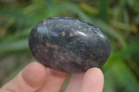 Polished Lazulite Galet-Palm Stones x 12 From Madagascar