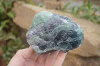 Natural Watermelon Fluorite Cobbed Specimens x 3 From Uis, Namibia