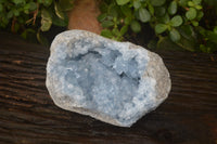 Natural Celestite Geode Specimen x 1 From Sakoany, Madagascar