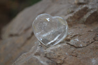 Polished Mixed Quartz Gemstone Hearts x 20 From Madagascar