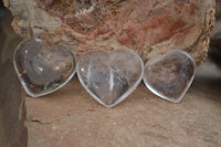 Polished Mixed Quartz Gemstone Hearts x 20 From Madagascar