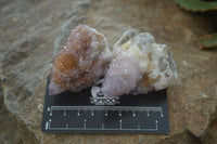 Natural Ametrine Spirit Quartz Clusters x 12 From Boekenhouthoek, South Africa