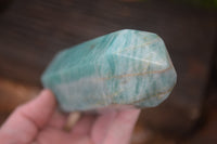 Polished Amazonite Points x 3 From Madagascar