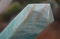 Polished Amazonite Points x 3 From Madagascar