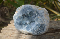 Natural Celestite Geode Specimen x 1 From Sakoany, Madagascar