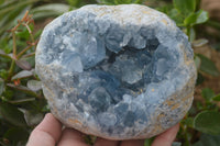 Natural Celestite Geode Specimen x 1 From Sakoany, Madagascar