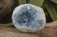 Natural Celestite Geode Specimen x 1 From Sakoany, Madagascar