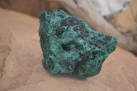 Natural Silky Malachite Specimens x 6 From Kasompe, Congo