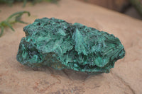 Natural Silky Malachite Specimens x 6 From Kasompe, Congo