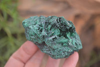 Natural Silky Malachite Specimens x 6 From Kasompe, Congo