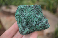 Natural Silky Malachite Specimens x 6 From Kasompe, Congo