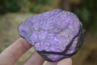 Natural Metallic Purpurite Cobbed Specimens x 12 From Erongo, Namibia