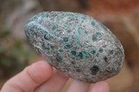 Polished Rare Emerald Mica In Matrix Free Forms x 6 From Mutoko, Zimbabwe