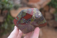 Polished Dragon Bloodstone Points x 2 From South Africa