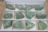 Natural Jade Cobbed Specimens x 12 From Swaziland