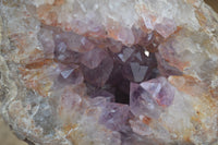 Natural Zululand Amethyst Geodes x 4 from Jozini, South Africa