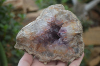 Natural Zululand Amethyst Geodes x 4 from Jozini, South Africa