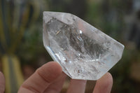 Polished Mixed Quartz Points x 3 From Madagascar