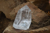 Polished Mixed Quartz Points x 3 From Madagascar