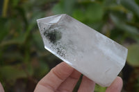 Polished Mixed Quartz Points x 3 From Madagascar